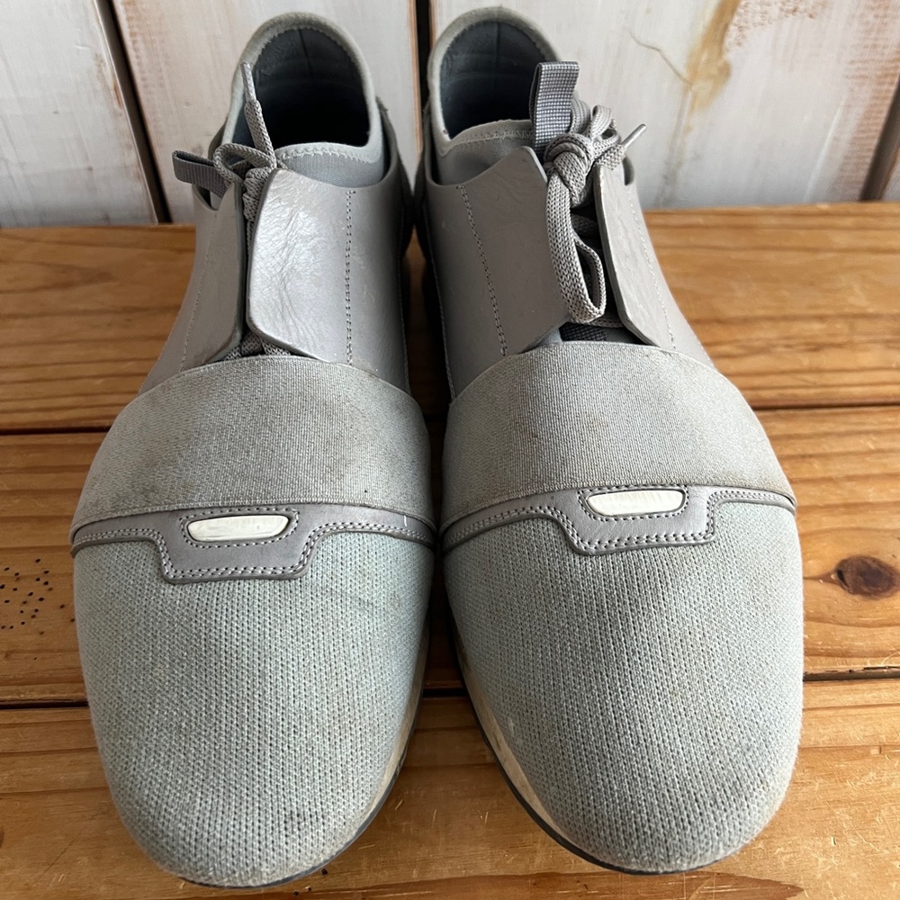 Balenciaga Race Runner Sneakers | Grey | Size 45 (US 12) | Made in Italy
